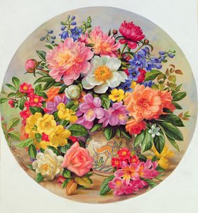 A405C Kwiaty ogrodowe lipca