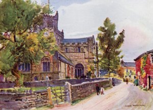 Kościół Priory, Cartmel (kolor lito)