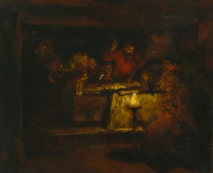 Wychowanie córeczki Jairiego autorstwa Albert von Keller