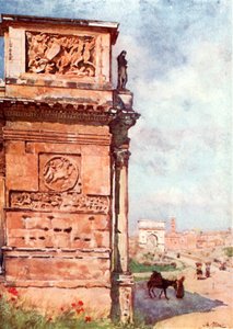 Łuk Tytusa z Łuku Konstantyna autorstwa Alberto Pisa