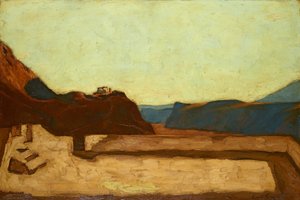 Na Kalwarii w Bolzano autorstwa Albin Egger Lienz