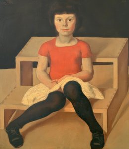 Ila, młodsza córka artysty autorstwa Albin Egger Lienz