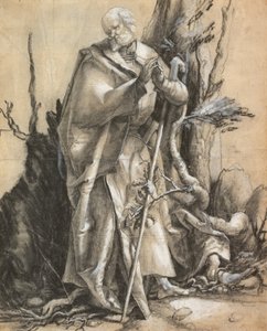Brodaty święty w lesie, ok. 1930 r. 1516 autorstwa Albrecht Dürer