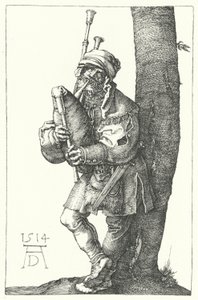 Dudziarz autorstwa Albrecht (after) Durer or Duerer