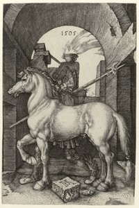Mały koń autorstwa Albrecht (after) Durer or Duerer