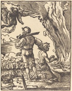 Ofiara Abrahama autorstwa Albrecht Altdorfer