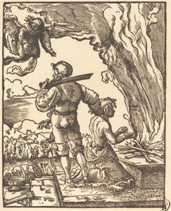 Ofiara Abrahama autorstwa Albrecht Altdorfer