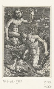 Arion i Nereida autorstwa Albrecht Altdorfer