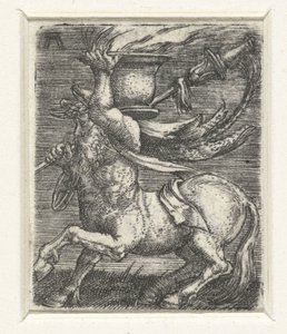Centaur niesie garnek ognia autorstwa Albrecht Altdorfer