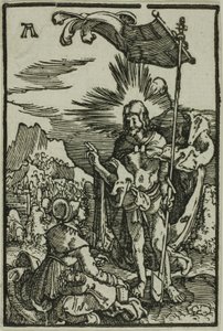 Chrystus ukazuje się Magdalenie, z Upadek i odkupienie człowieka autorstwa Albrecht Altdorfer