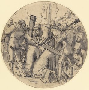 Chrystus niosący krzyż autorstwa Albrecht Altdorfer