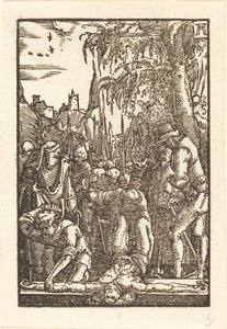 Chrystus przybity do krzyża autorstwa Albrecht Altdorfer