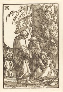 Chrystus żegnający się z Maryją przed męką autorstwa Albrecht Altdorfer