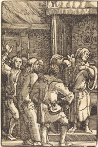 Chrystus przed Kajfaszem autorstwa Albrecht Altdorfer