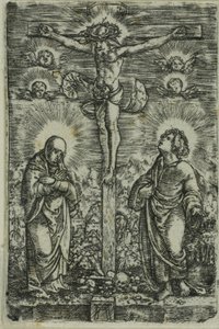 Chrystus na krzyżu (Małe ukrzyżowanie) autorstwa Albrecht Altdorfer