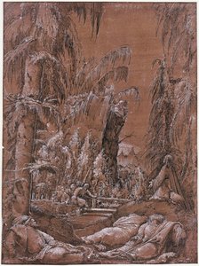 Chrystus na Górze Oliwnej autorstwa Albrecht Altdorfer