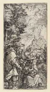 Spokój podczas ucieczki do Egiptu autorstwa Albrecht Altdorfer
