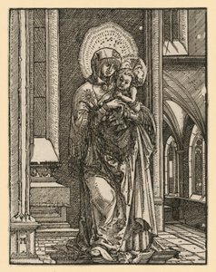 „Piękna Maria z Ratyzbony” w kościele autorstwa Albrecht Altdorfer