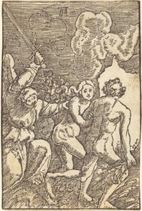 Wypędzenie z raju autorstwa Albrecht Altdorfer