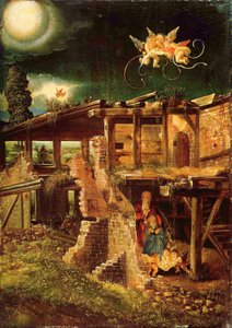 Niemiecki: Die Geburt Christi Narodziny Chrystusa autorstwa Albrecht Altdorfer