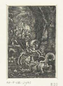 Święty Jerzy zabija smoka autorstwa Albrecht Altdorfer