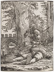 Jael zabija Siserę, ok. 1523. autorstwa Albrecht Altdorfer