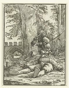 Jael zabija Sisera autorstwa Albrecht Altdorfer