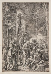 Chrystus na krzyżu autorstwa Albrecht Altdorfer