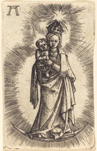 Madonna i dziecko stojące z półksiężycem autorstwa Albrecht Altdorfer