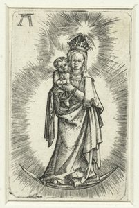 Madonna na półksiężycu autorstwa Albrecht Altdorfer