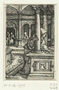 Maryja szuka syna w synagodze autorstwa Albrecht Altdorfer