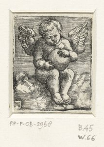 Putto z piłką autorstwa Albrecht Altdorfer