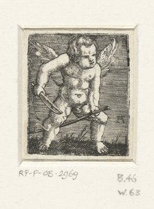 Putto z koniem hobby autorstwa Albrecht Altdorfer