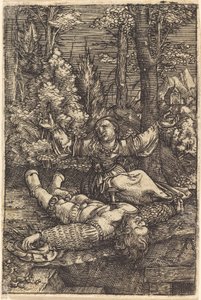 Pyramus i Thisbe autorstwa Albrecht Altdorfer