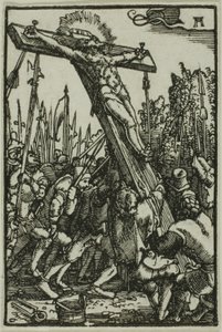 Podwyższenie Krzyża, z Upadku i Odkupienia Człowieka autorstwa Albrecht Altdorfer