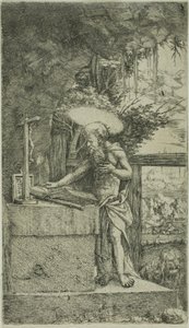 Czytanie św. Hieronima autorstwa Albrecht Altdorfer