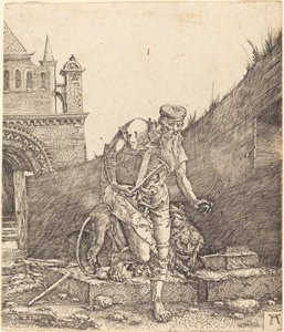 Święty Hieronim na dziedzińcu autorstwa Albrecht Altdorfer