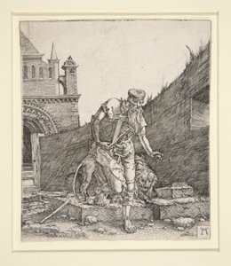 Św. Hieronim przy ścianie autorstwa Albrecht Altdorfer