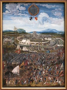 Bitwa Aleksandra. Zwycięstwo Aleksandra III Macedońskiego powiedział Wielki (356-323 pne) nad Dariuszem III Codomanem (około 380-330 pne), królem Persów do Issos (niedaleko dzisiejszego Iskenderun, Turcja) w 333 pne. Obraz Albrechta Altdorfera (1480-153 autorstwa Albrecht Altdorfer