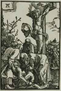 Ukrzyżowanie, z Upadku i odkupienia człowieka autorstwa Albrecht Altdorfer