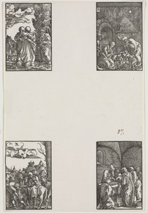 Upadek i odkupienie człowieka autorstwa Albrecht Altdorfer