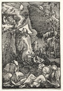 Upadek i odkupienie człowieka: Chrystus na Górze Oliwnej autorstwa Albrecht Altdorfer