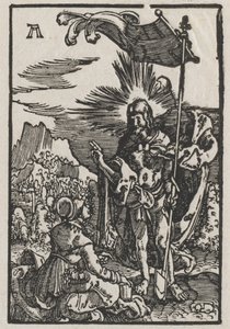 Upadek i odkupienie człowieka: Chrystus ukazujący się św. Marii Magdalenie autorstwa Albrecht Altdorfer