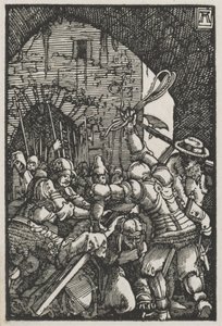 Upadek i odkupienie człowieka: Chrystus dźwigający krzyż, c. 1515. autorstwa Albrecht Altdorfer