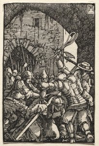 Upadek i odkupienie człowieka: Chrystus dźwigający krzyż, c. 1515. autorstwa Albrecht Altdorfer