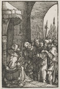 Upadek i odkupienie człowieka: Chrystus przed Piłatem autorstwa Albrecht Altdorfer