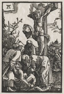 Upadek i odkupienie człowieka: Chrystus na krzyżu autorstwa Albrecht Altdorfer