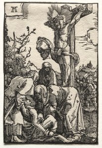 Upadek i odkupienie człowieka: Chrystus na krzyżu, c. 1515. autorstwa Albrecht Altdorfer