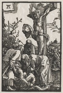Upadek i odkupienie człowieka: Chrystus na krzyżu, c. 1515. autorstwa Albrecht Altdorfer