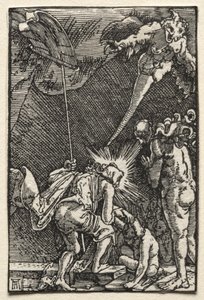 Upadek i odkupienie człowieka: zejście do piekła autorstwa Albrecht Altdorfer